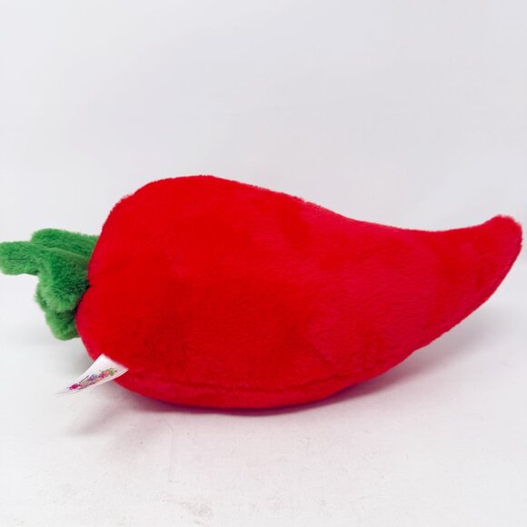 Smoochy Pals Red Chili Pepper Plush Stuffed Animal Sitting Vegetable Linzy Toys - Picture 6 of 9